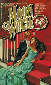 Ellen Michaels on the Cover of Moon Witch by Felicia Andrews