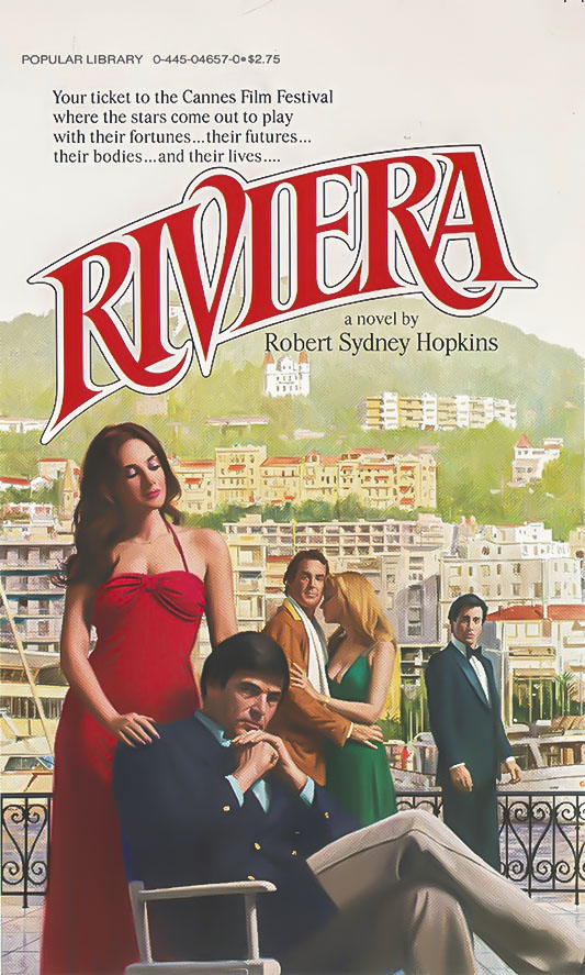 Ellen Michaels on the Cover of Riviera by Robert Sydney Hopkins