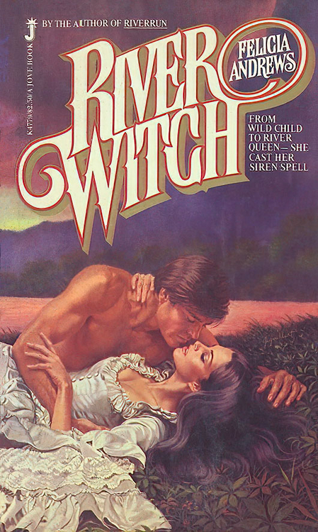 Ellen Michaels on the Cover of River Witch by Felicia Andrews