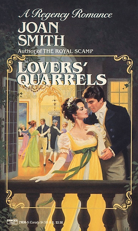 Ellen Michaels on the Cover of Lovers' Quarrels by Joan Smith