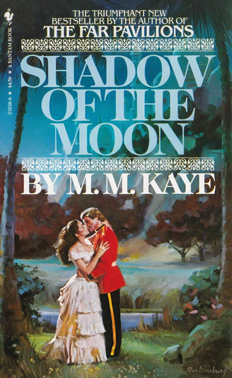 Ellen Michaels on the Cover of Shadow Of The Moon by M. M. Kaye